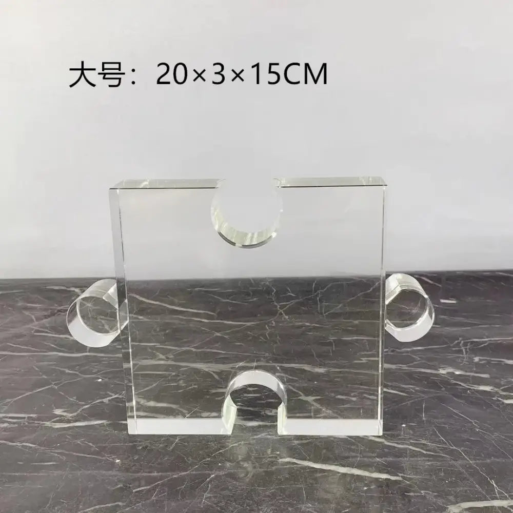 Acrylic Geometric Bookends