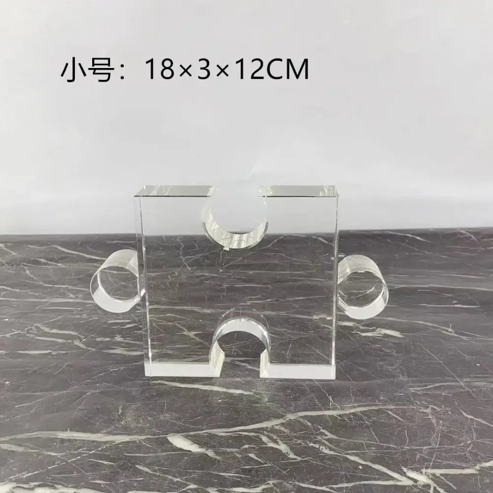 Acrylic Geometric Bookends