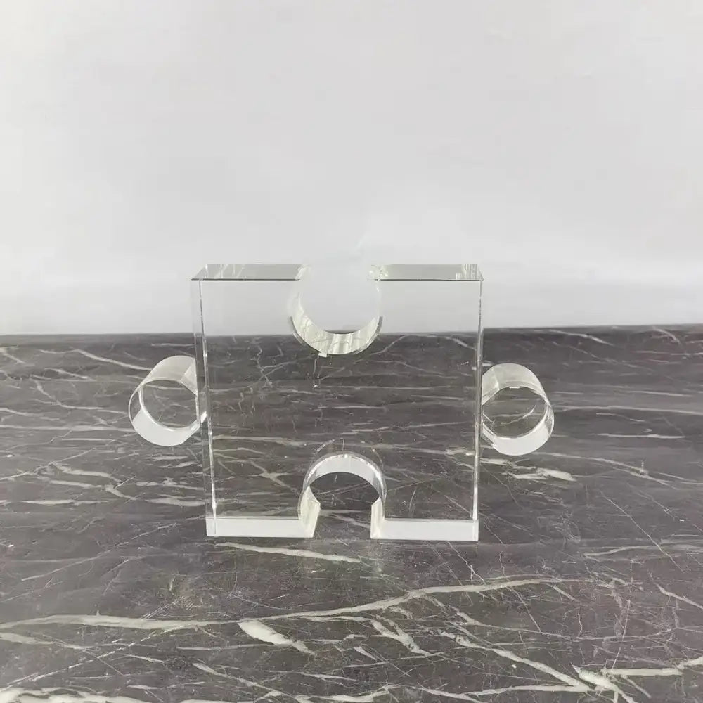 Acrylic Geometric Bookends