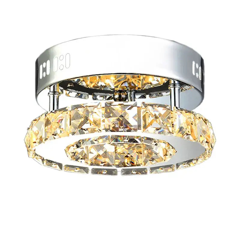 Amber Crystal LED Ceiling Light