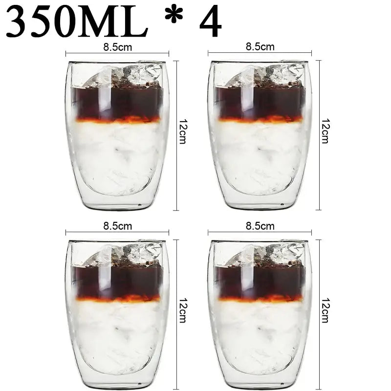 Borosilicate Double Wall Cups