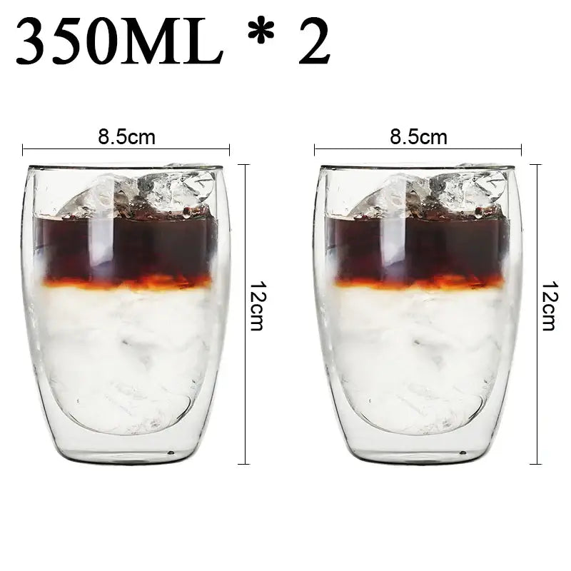 Borosilicate Double Wall Cups