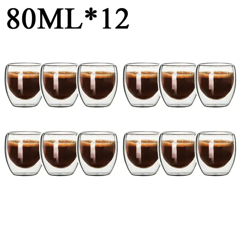 Borosilicate Double Wall Cups