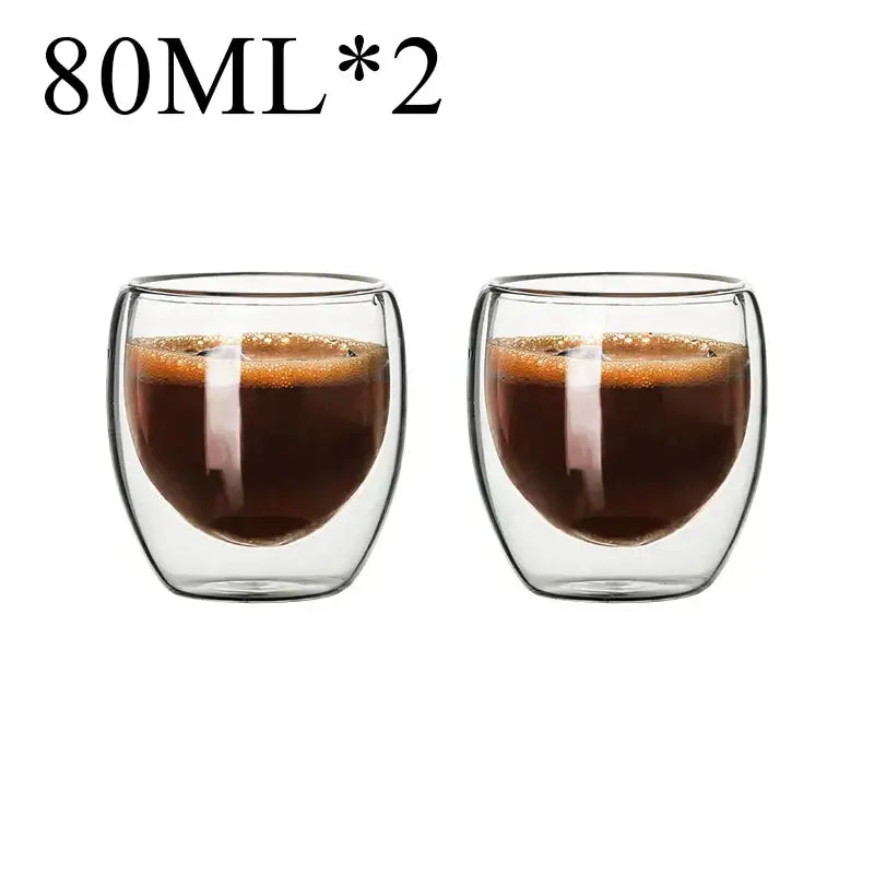 Borosilicate Double Wall Cups