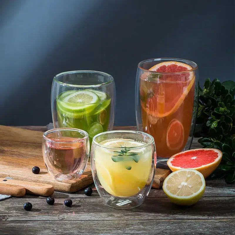 Borosilicate Double Wall Cups