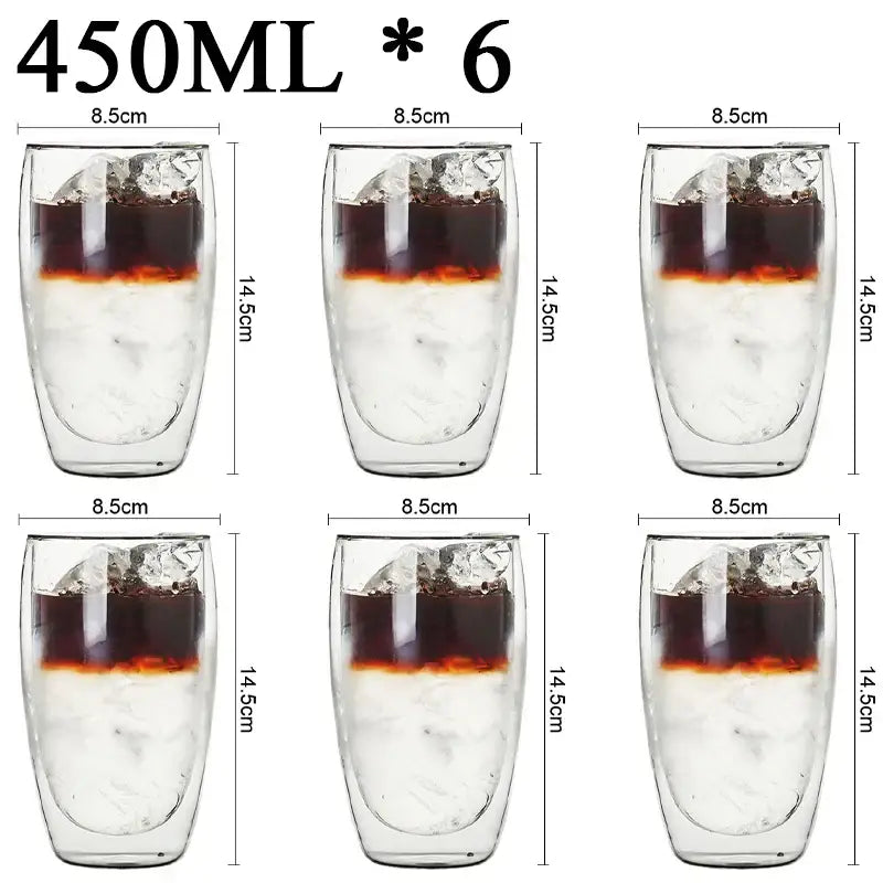 Borosilicate Double Wall Cups