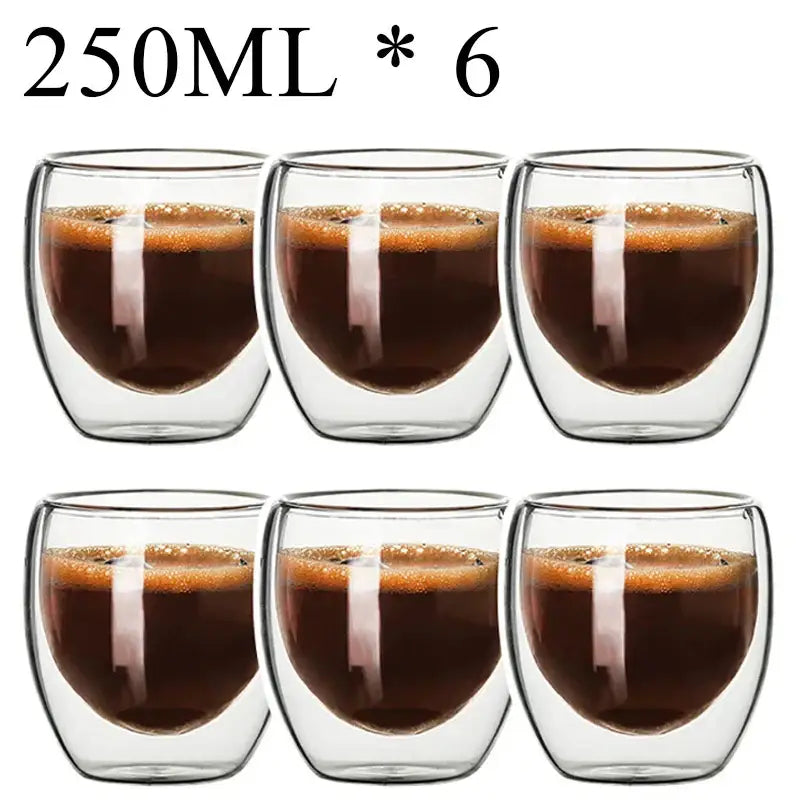 Borosilicate Double Wall Cups