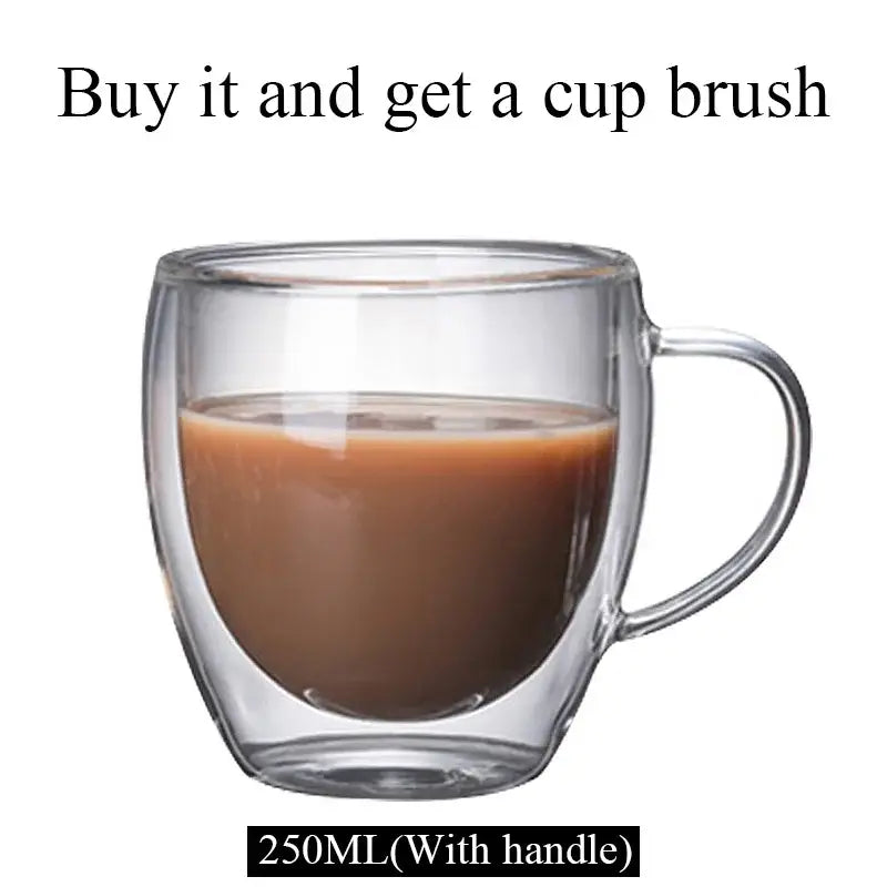 Borosilicate Double Wall Mug