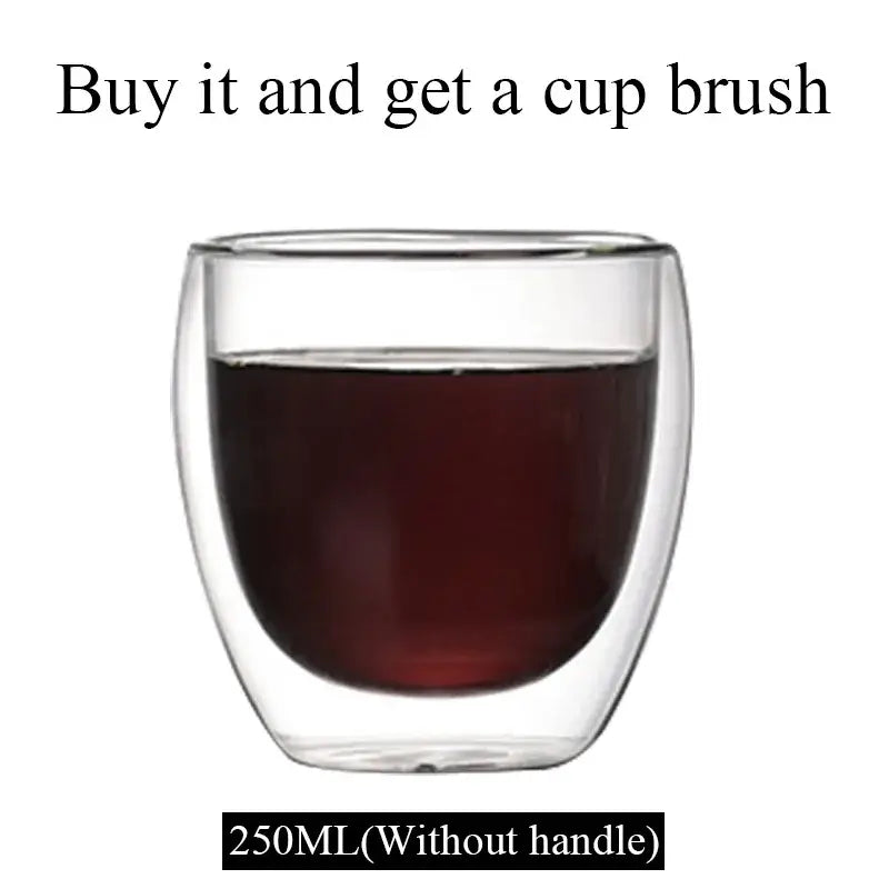 Borosilicate Double Wall Mug