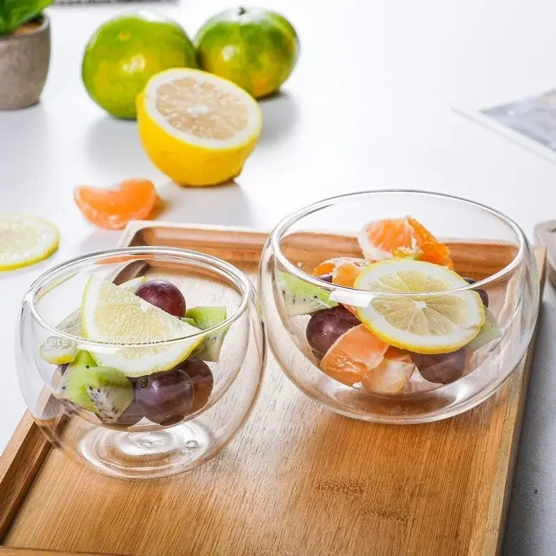 Clear Double Wall Bowl