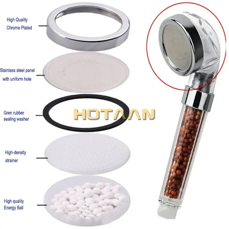 Crystal Anion Shower Head