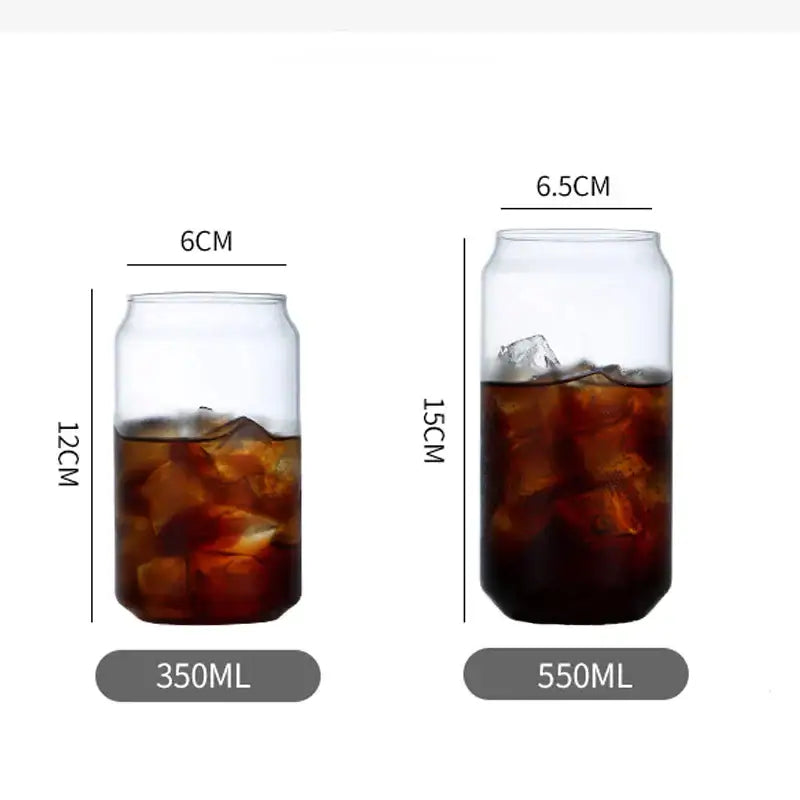 Glass Cup Bamboo Lid
