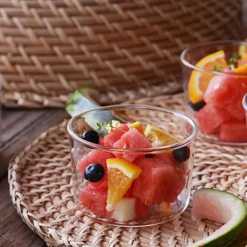 Glass Dessert Cup Set 250ml Capacity