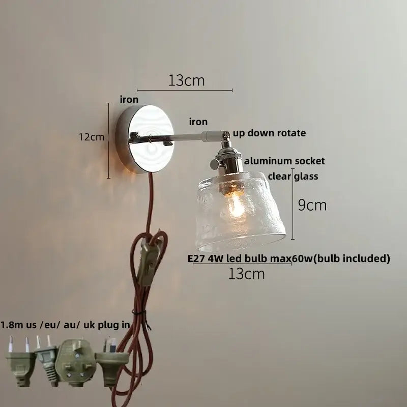 Glass LED Wall Lamp