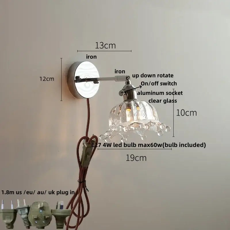 Glass LED Wall Lamp