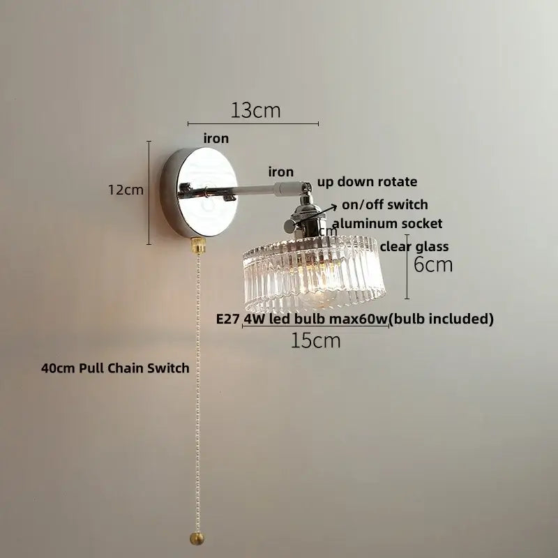 Glass LED Wall Lamp