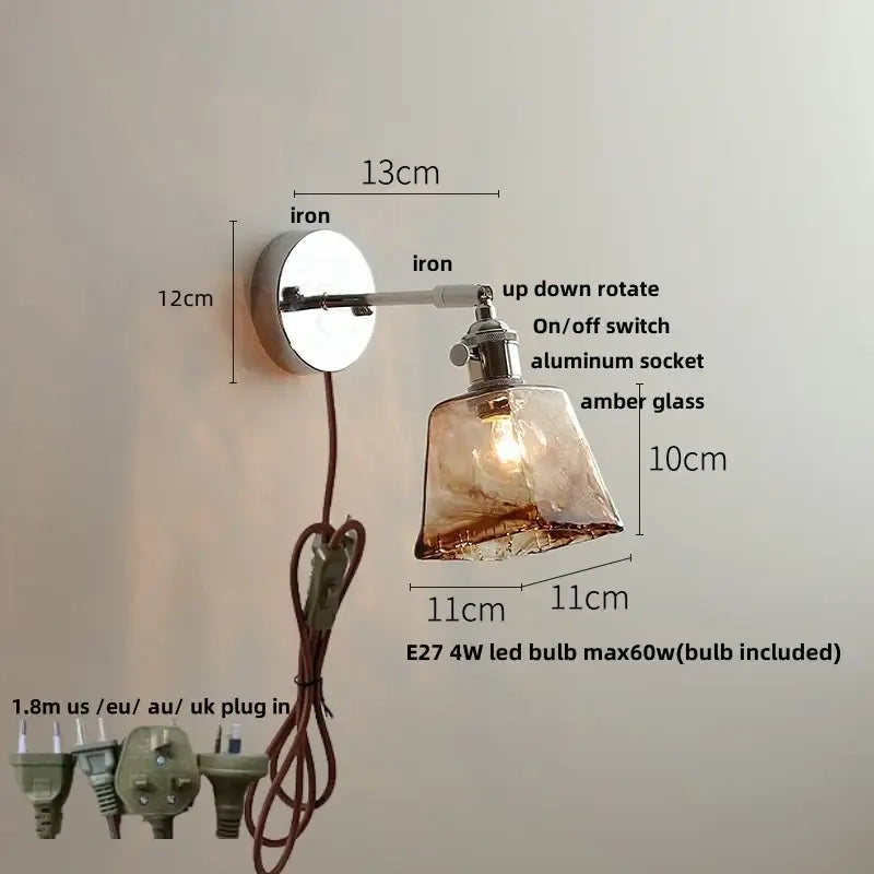 Glass LED Wall Lamp
