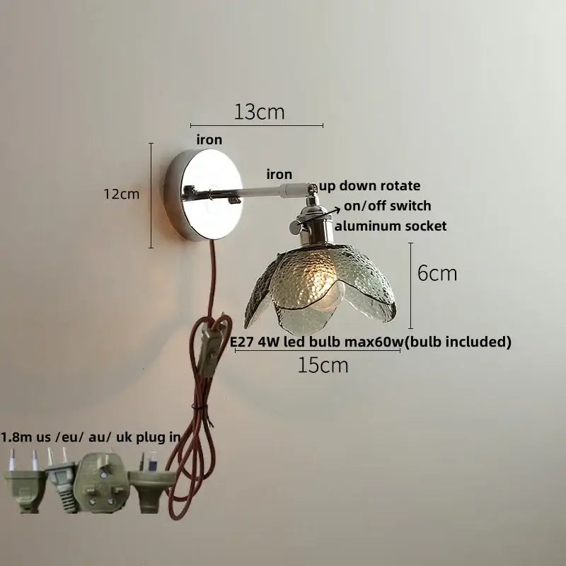 Glass LED Wall Lamp