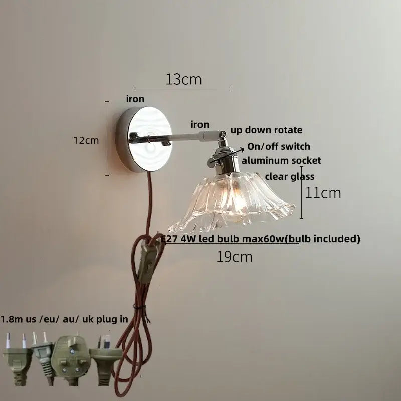 Glass LED Wall Lamp