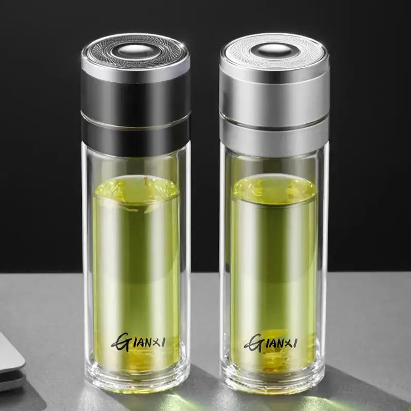 Clear Insulated Glass Tumbler