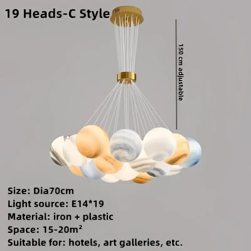 Bubble Ball Pendant Chandelier