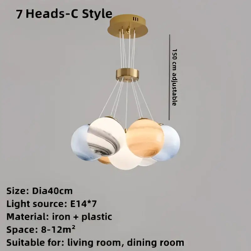 Bubble Ball Pendant Chandelier