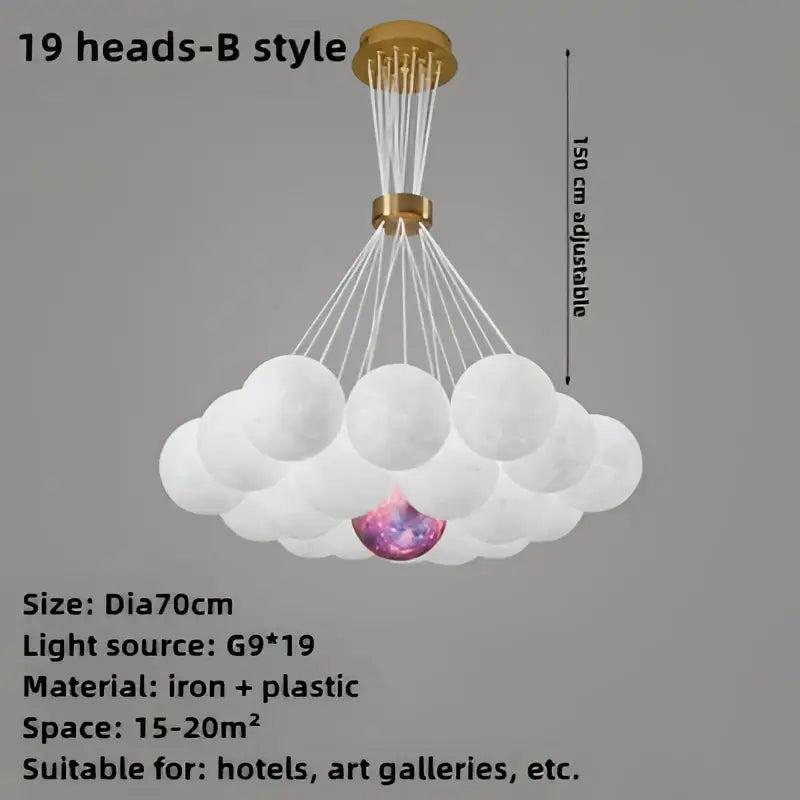 Bubble Ball Pendant Chandelier
