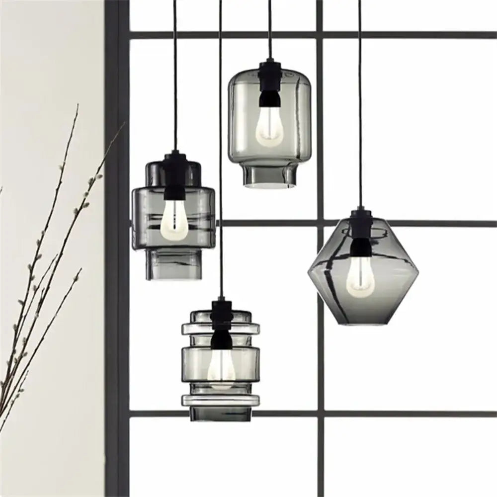 Geometric Glass Pendant Light