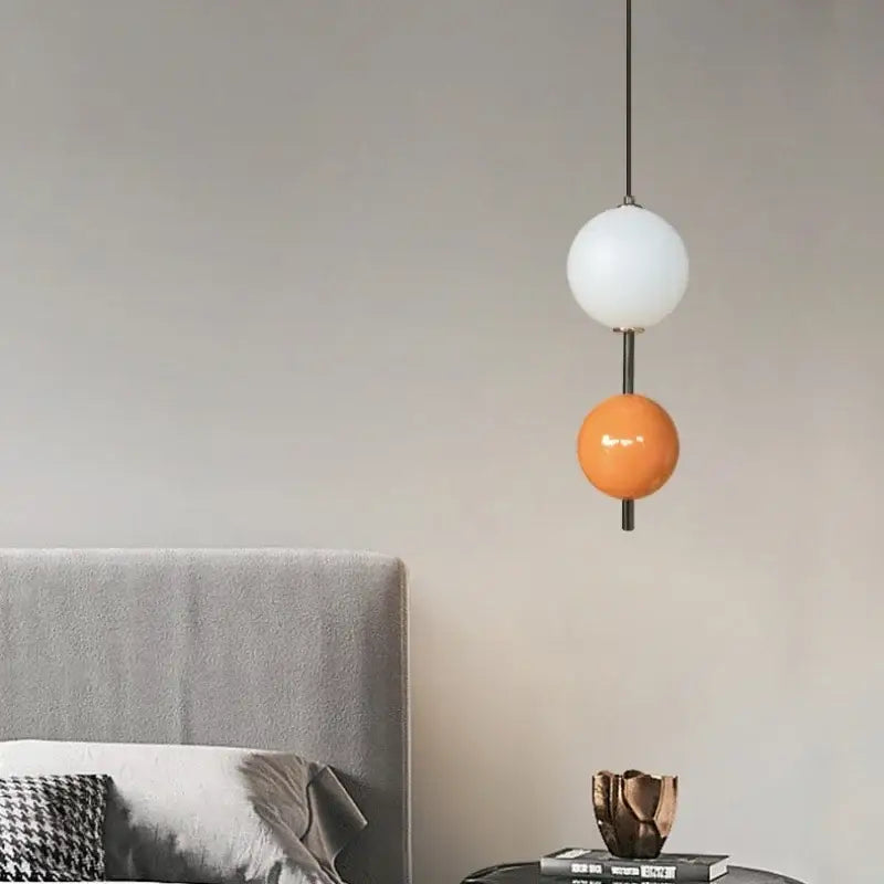 Colorful Glass Pendant Light with Glass Spheres