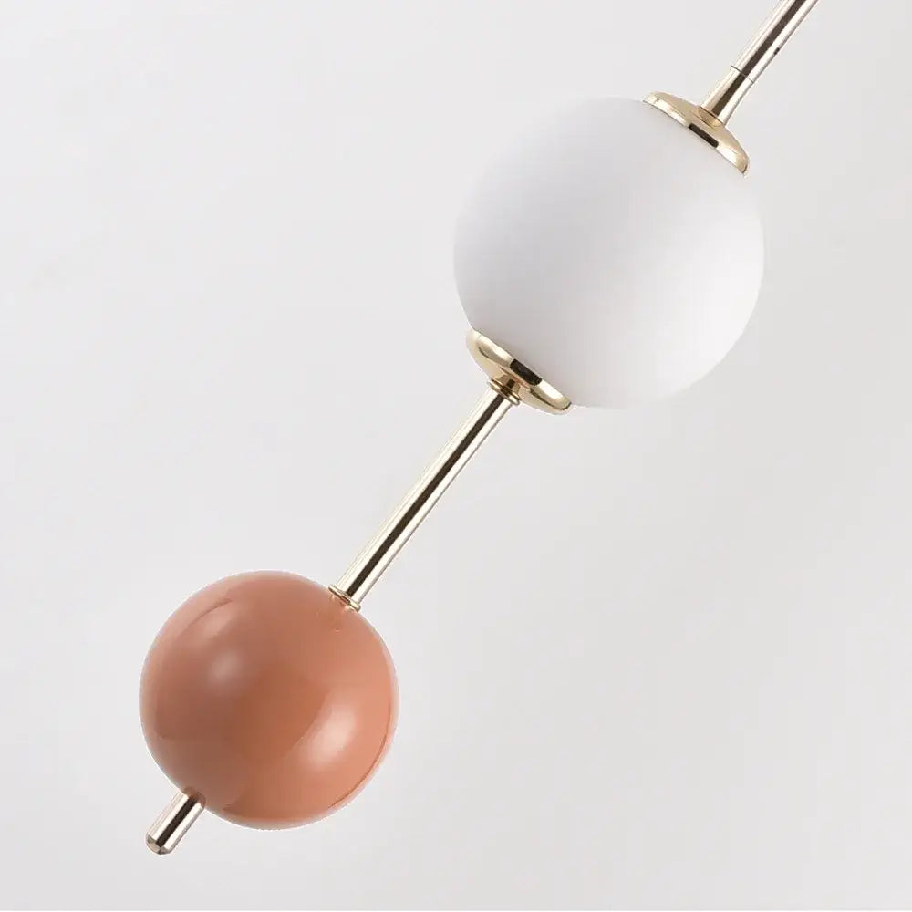Colorful Glass Pendant Light with Glass Spheres
