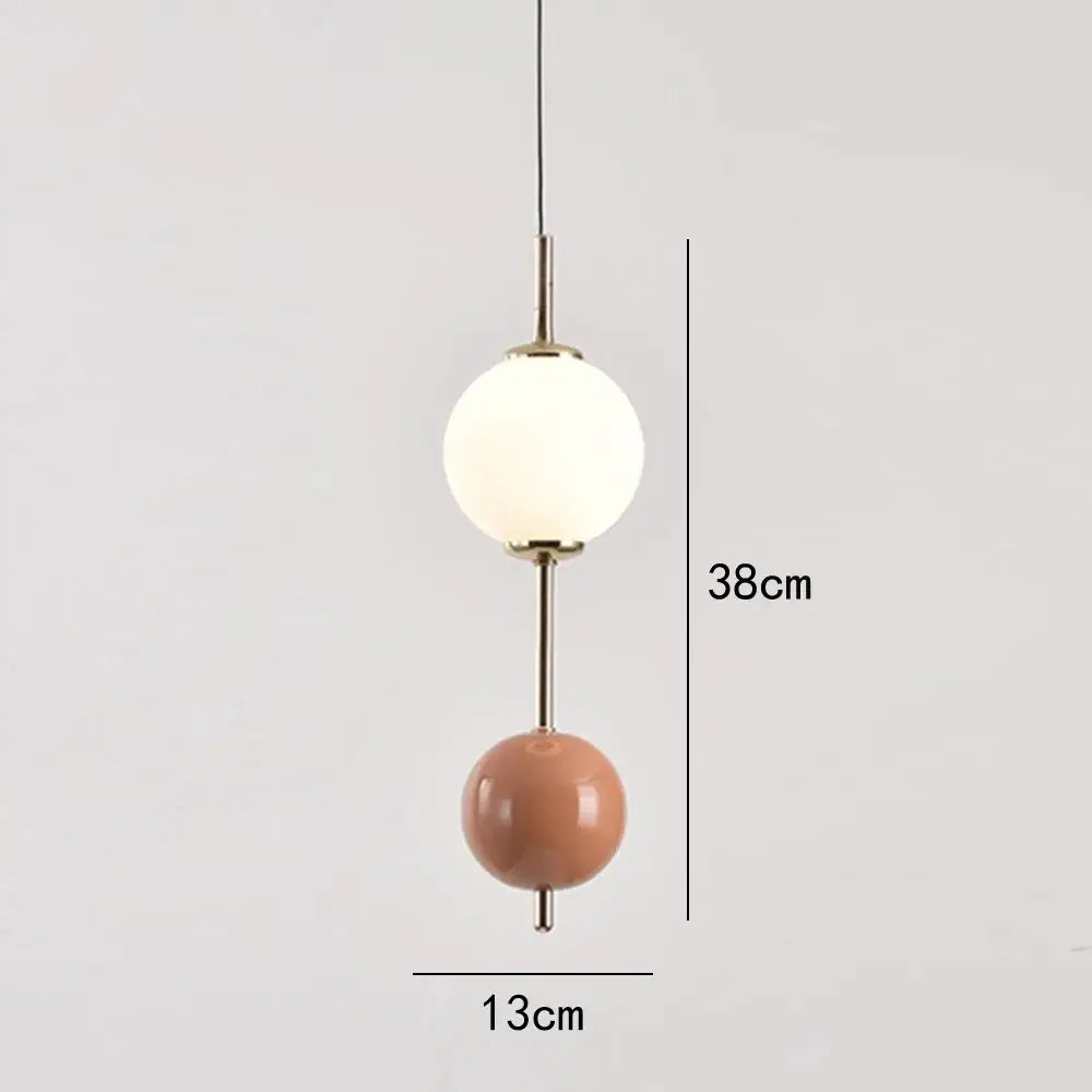Colorful Glass Pendant Light with Glass Spheres