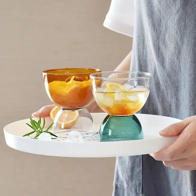 Glass Dessert Cup Set