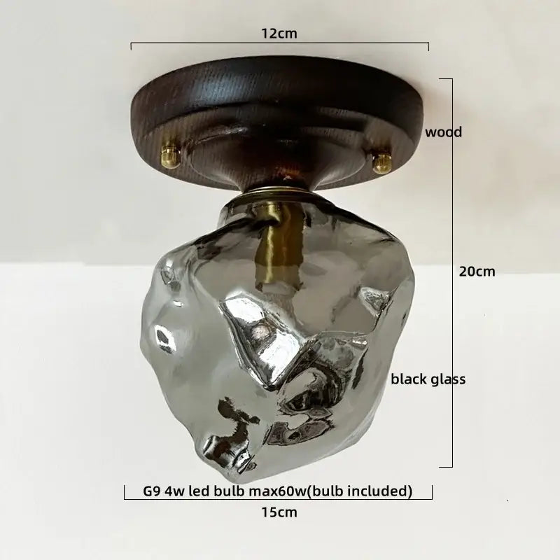 Colorful Glass LED Ceiling Lamp