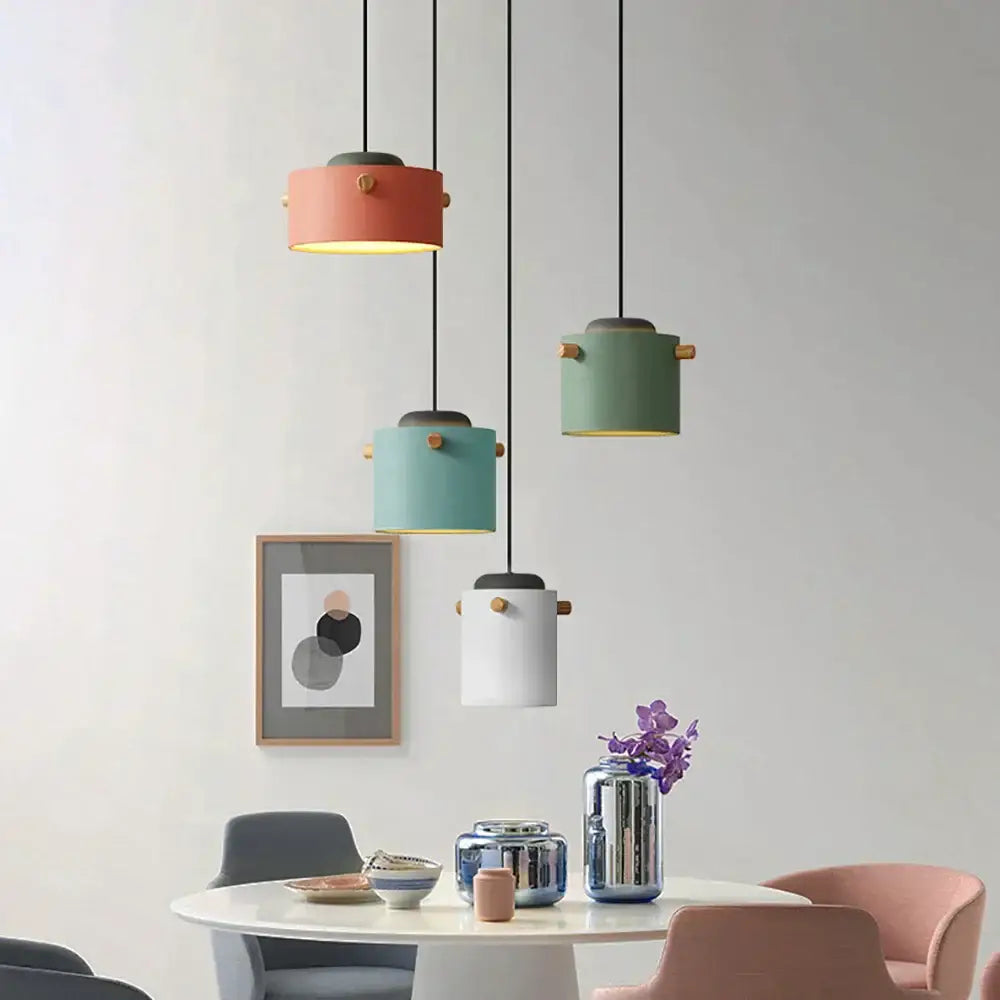 Pink Modern LED Pendant