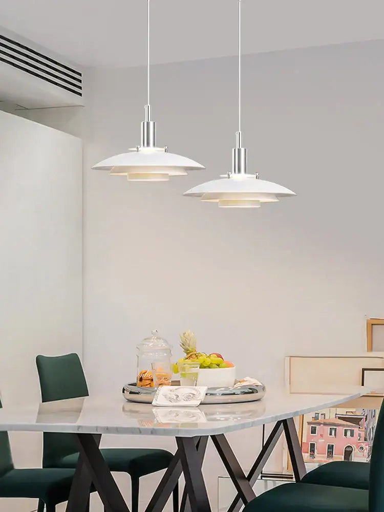 Red Umbrella LED Pendant