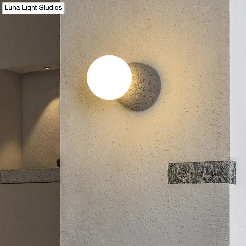 Pink Concrete Wall Sconce