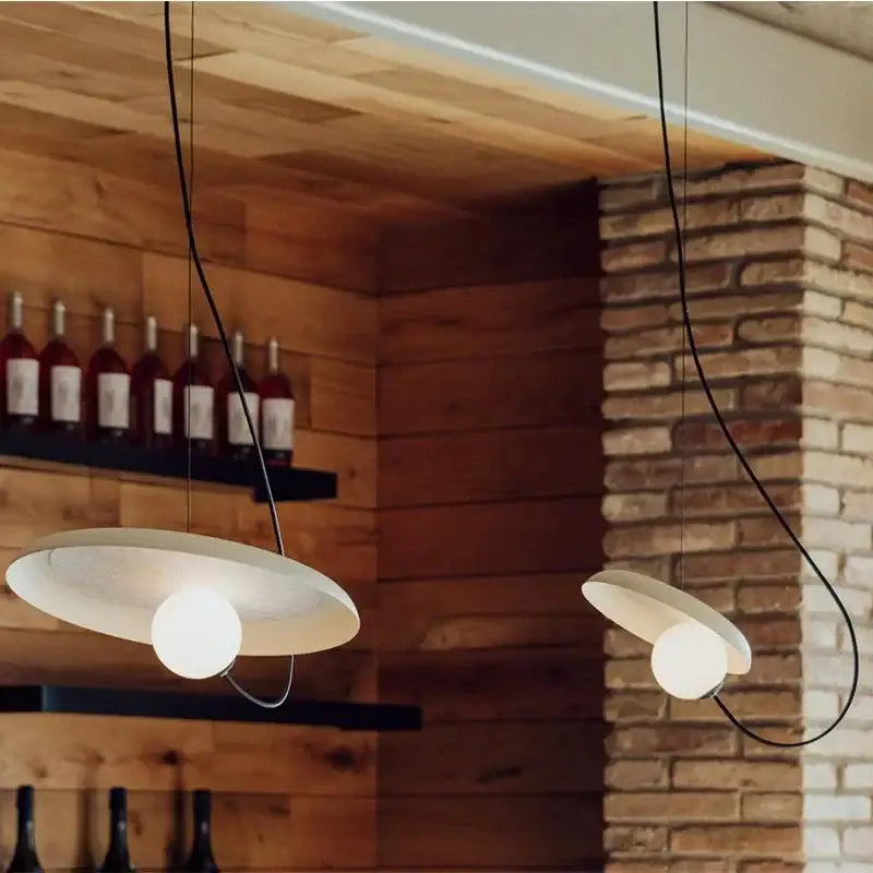 Black Grid Pendant Light