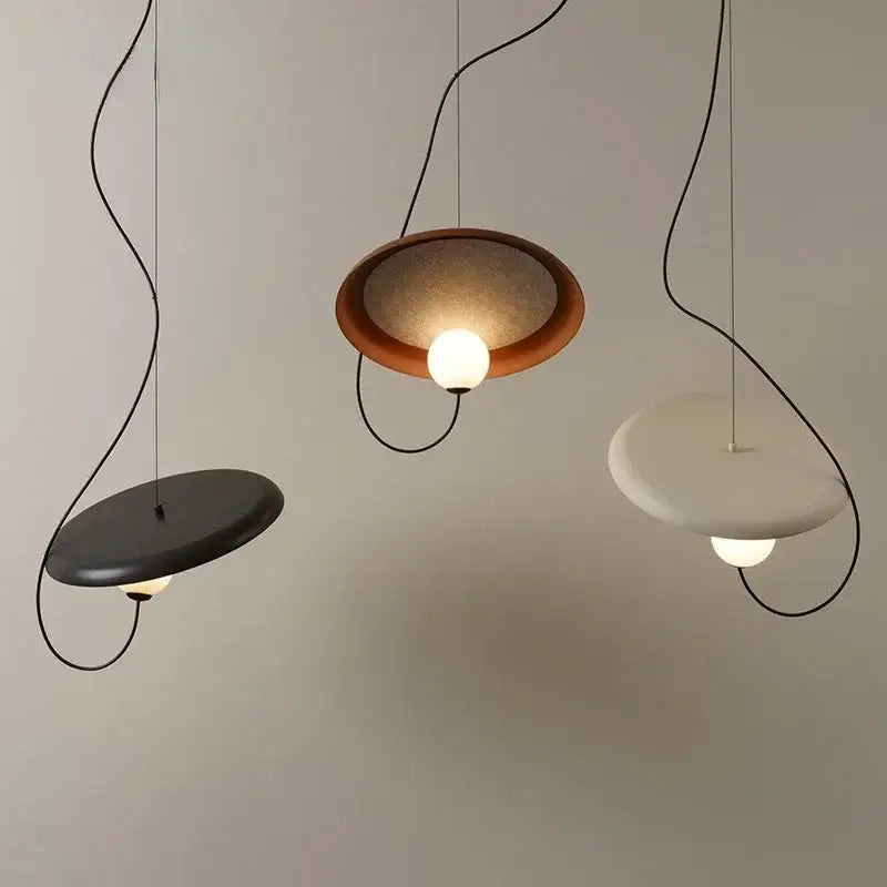 Black Grid Pendant Light