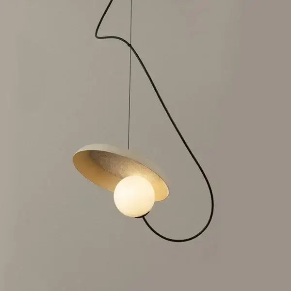 Black Grid Pendant Light