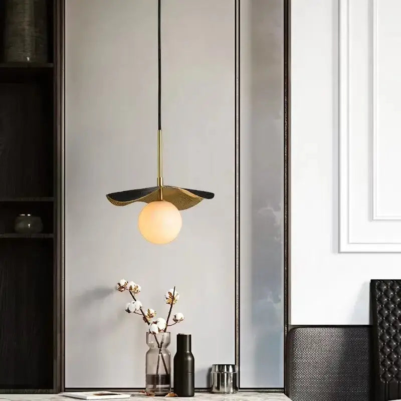 Copper Marble Chandelier