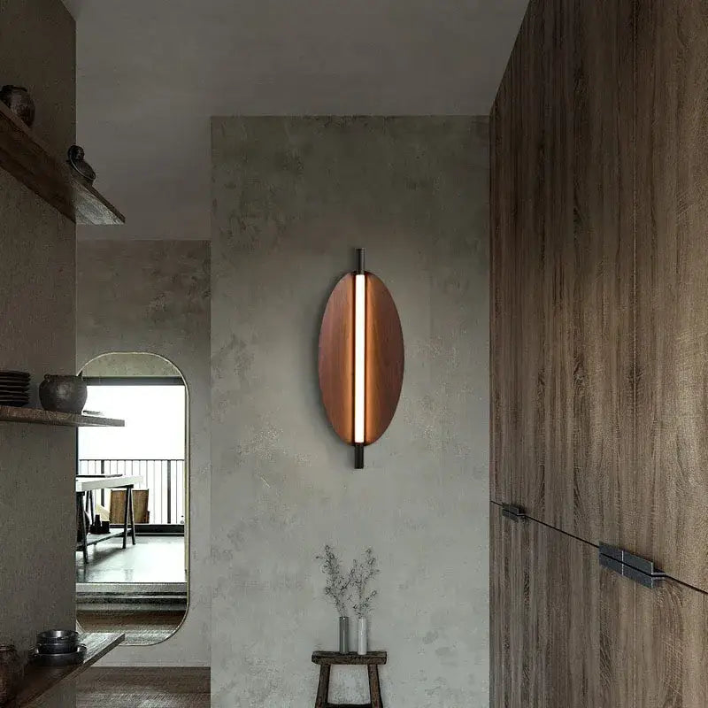 Copper Leaf Wall Sconce