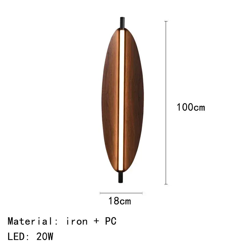 Copper Leaf Wall Sconce
