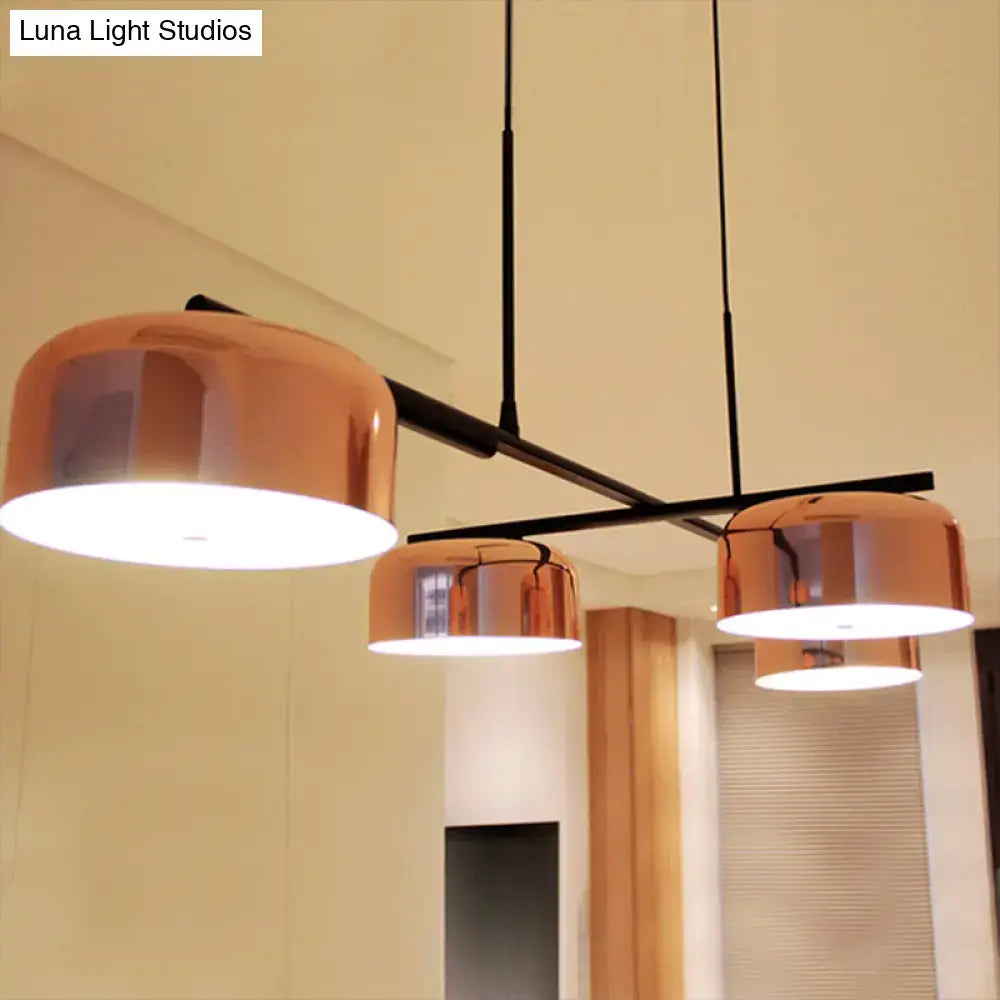 Copper Drum Ceiling Light