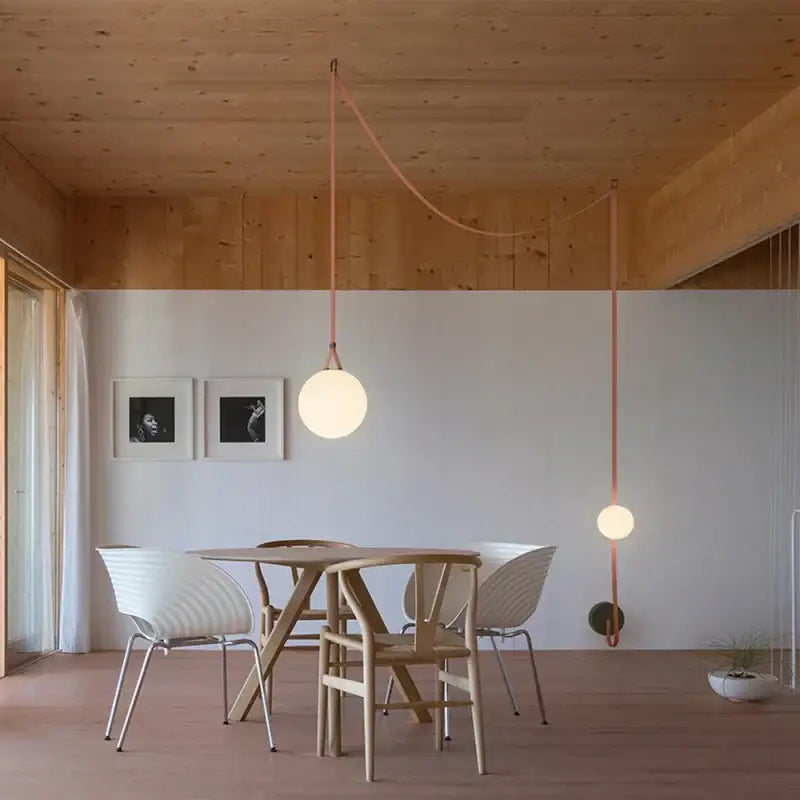 Glass Ball Pendant Lamp