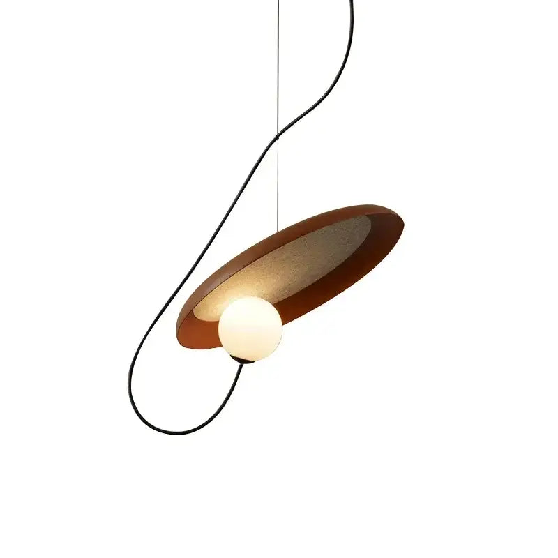 Copper Grid LED Pendant Light