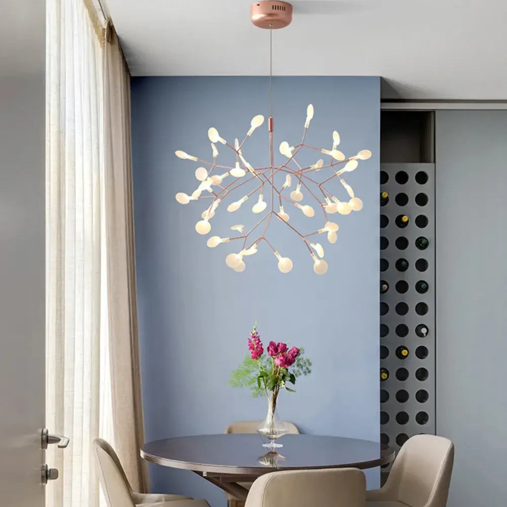 Rose Gold Firefly Chandelier