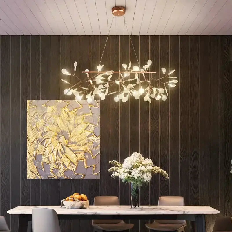 Rose Gold Firefly Chandelier