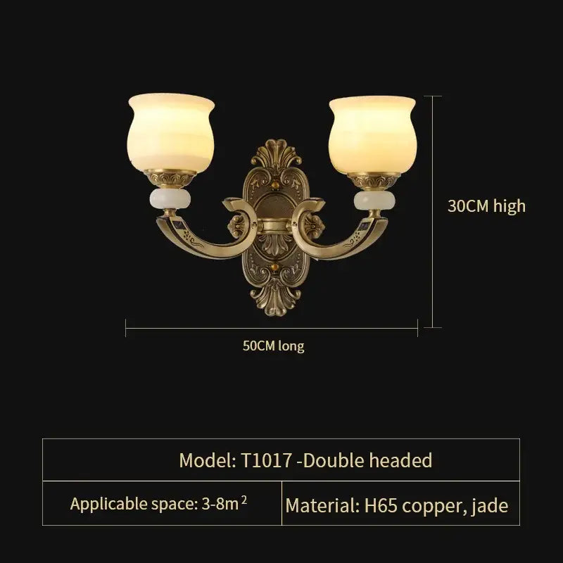 Copper Jade Pendant Light
