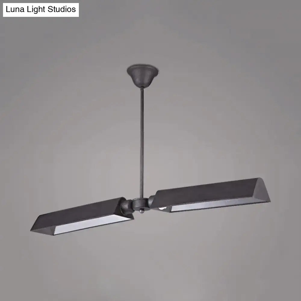 Copper Triangle Pendant Light