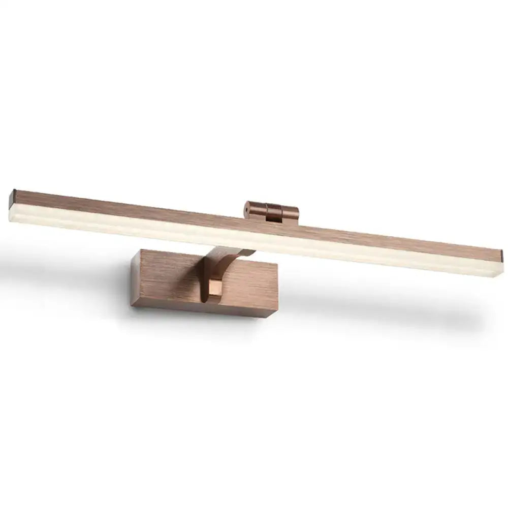 Copper Wood Grain Wall Light